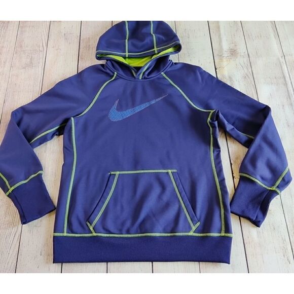 Nike Therma-Fit embroidered logo hoodie sz M - Picture 5 of 12